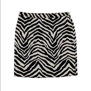 Trina Turk Zebra Print Mini Skirt